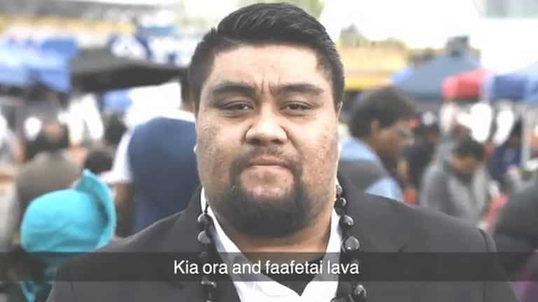 An indigenous Maori Samoan man supports the Jewish state in the Land of Israel