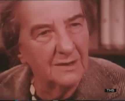 Golda Meir discusses the Palestinian identity