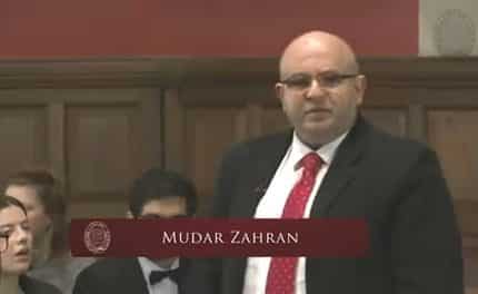 Powerful speech by Mudar Zahran, a Palestinian Arab leader